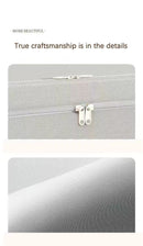 Clothes Storage Bins, 6 Pack Bedding Organizers with Handles, Stackable Metal Frame Closet Organizer, Visable Windows, Clothing Organization for Sweatshirt, Blanket, Long Dresses, (22L ash grey)