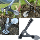 Manual Tree Root Cutter Heavy Duty for Garden and Farm Use-Grey