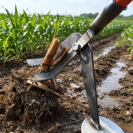 Manual Tree Root Cutter Heavy Duty for Garden and Farm Use-Grey