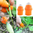 2-Piece Fruit Picking Tool Set for Home Gardens & Small-Scale Farms-Blue+Orange