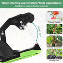 Garden Tape & Staple Gun Set for Plant Tying and Securing, 10000 Staples, 500m Tape-Green