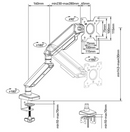 Dual Monitor Arm: 360° Rotatable, Space-Saving Desk Mount for Dual Screens, Ideal for Aussie Home & Office