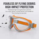 Christmas gifts Anti-Fog Safety Goggles, Outdoor Wind & Dust Protection, Clear Vision Lab & Work Goggles for Aussies(grey)