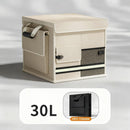 Foldable Car Trunk Organiser, 30L/60L Large Capacity Storage Box for Auto Boot, Multi-functional Cargo Container(30L,white)