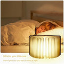 Christmas giftsRechargeable LED Book Night Light: Creative Folding Wooden Lamp with Magnetic Design for Bedrooms & Gifting(Walnut Red,S)