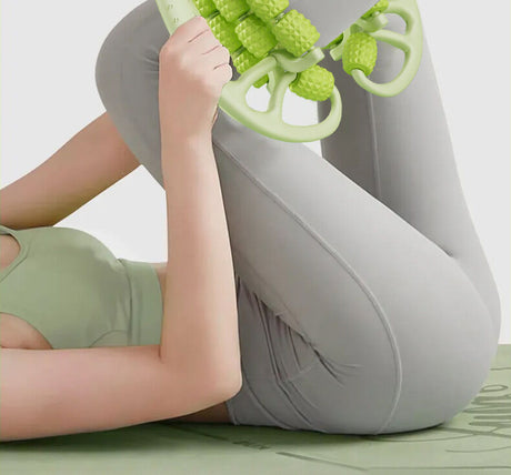Christmas gift Muscle Relief Massage Roller: High-Density Foam Roller for Deep Tissue Relaxation, Fitness Recovery & Home Use（yellow） 