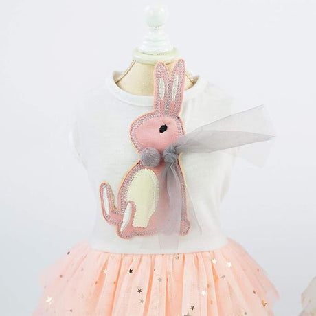 Pet products 2-Pack Small Dog Dress Female Tiny Puppy Clothes Girl Tutu for Dogs Dresses Harness Birthday Apparel（Chest circumference42cm, back length30cm, neck circumference29cm）