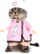 Pet products Dog Costume Clothes Halloween Cat Costumes Small Animal Funny Pets Clothing for Doggy Kitty Rabbits Piggy, Nurse