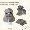 Pet products Dog Costume-Cute Detective Pet Clothes Set Halloween Cosplay Party Outfit Winter Fashion Cape Cloak Hat for Small Medium Dog & Cat Kitten