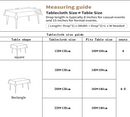 Waterproof Oilproof Washable Heat-Resistant PVC Tablecloth - 5 Patterns & Sizes for Home, Restaurant & Picnic Dining（B,200*138）