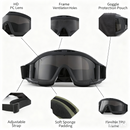 Christmas gifts for husband or boyfriend
 Tactical Safety Goggles, Anti-Fog HD Lens, Wind & Dust Protection for Outdoor & Tactical Use(khaki)