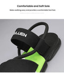 Men's 3-Color Convertible Sandals & Slippers, Outdoor Non-Slip EVA Thick-Sole Beach Shoes for Dual Wear(black)