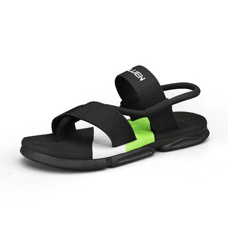 Men's 3-Color Convertible Sandals & Slippers, Outdoor Non-Slip EVA Thick-Sole Beach Shoes for Dual Wear(black)