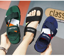 Men's 3-Color Convertible Sandals & Slippers, Outdoor Non-Slip EVA Thick-Sole Beach Shoes for Dual Wear(black)