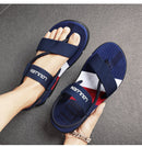 Men's 3-Color Convertible Sandals & Slippers, Outdoor Non-Slip EVA Thick-Sole Beach Shoes for Dual Wear(dark blue)