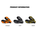 Men's Flip Flops with EVA-PVC Dual Sole, 3 Colors (Orange/Grey/Green) for Comfort & Slip-Resistance(green)