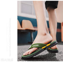 Men's Flip Flops: 4 Colors, EVA-PVC Blend, Comfort & Style for Summer Beach & Daily Wear(Green)