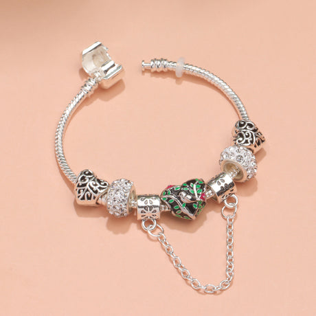 Love Bird Drip Oil Bracelet(17cm)