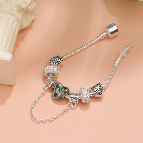 Love Bird Drip Oil Bracelet(18cm)