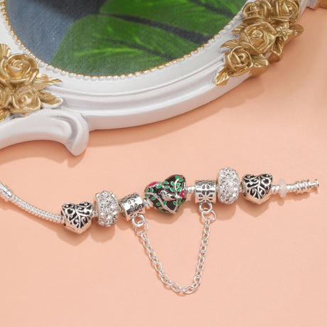 Love Bird Drip Oil Bracelet(19cm)