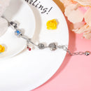 Cartoon Punk Spider-Man Themed Rhinestone Bracele(17cm)