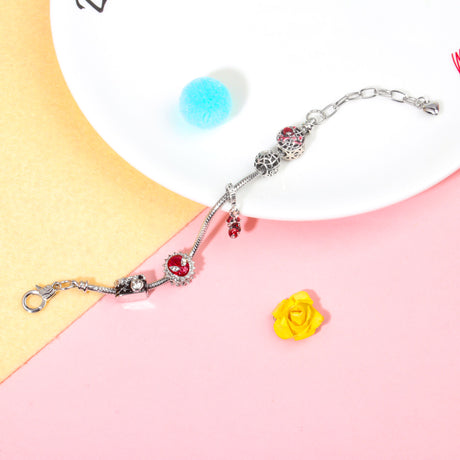 Cartoon Punk Spider-Man Themed Rhinestone Bracele(21cm)