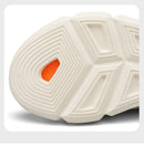 Men's Summer EVA Crocs with 3 Color Options - Breathable, Non-Slip, Comfortable Beach & Casual Sandals(white&orange)