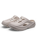 Men's Summer EVA Crocs with 3 Color Options - Breathable, Non-Slip, Comfortable Beach & Casual Sandals(black)
