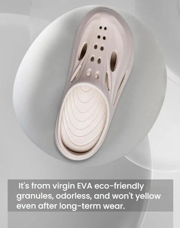 Men's Summer EVA Crocs with 3 Color Options - Breathable, Non-Slip, Comfortable Beach & Casual Sandals(khaki)