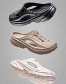 Men's Summer EVA Crocs with 3 Color Options - Breathable, Non-Slip, Comfortable Beach & Casual Sandals(white)