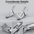 NNEOBA Portable Aluminum Laptop Stand
