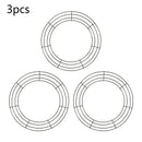 Metal Wreath Round Iron Ring For Christmas