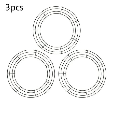 Metal Wreath Round Iron Ring For Christmas