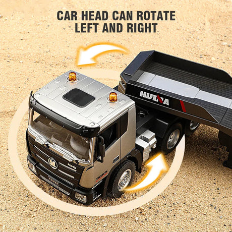 Rc Flat Truck 9-Channel Alloy Remote Control Trailer