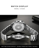 Mens Quartz Chronograph Business Watch