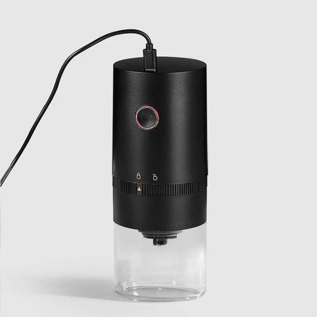 Portable USB C Rechargeable Coffee Grinder  Mill Black