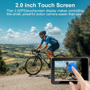 5K Action Camera with Touchscreen Waterproof Black