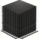 Interlocking Black EVA Fitness Mats Set (20pcs)