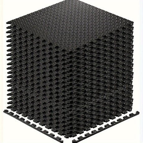 Interlocking Black EVA Fitness Mats Set (20pcs)