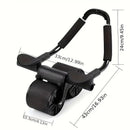Automatic Rebound Ab Roller with Elbow Pads