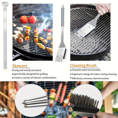 BBQ Grill Accessories Set (17pcs)