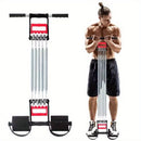 1Pc Multifunctional Spring Pedal Puller Fitness Tensioner(Black)