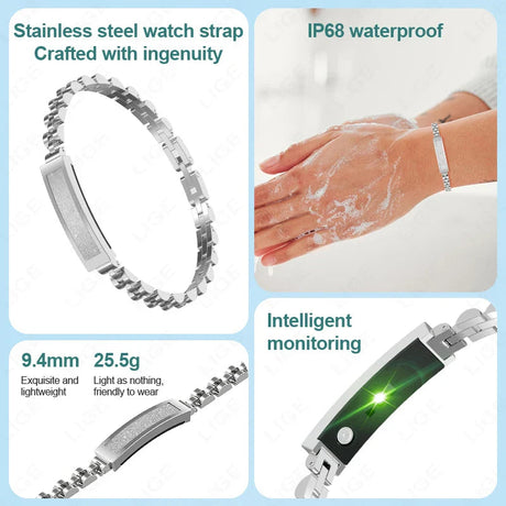 No-Screen Smart Watch Silver