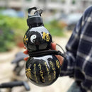 2pcs 800ml Gourd Water Bottle Black