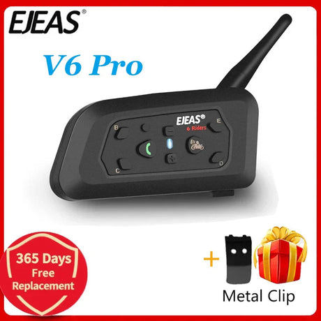 1200M Bluetooth Motorcycle Helmet Intercom Headset
