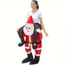Riding Santa Inflatable Christmas Costume