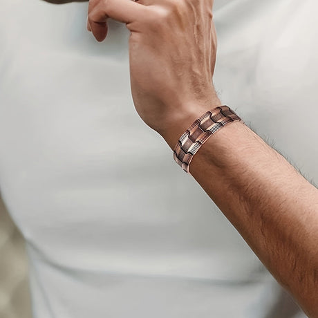 3X Strong Copper Magnetic Bracelet for Men