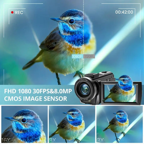 1080P 24MP Digital Camera with 3.0