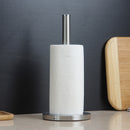 Stainless Steel Paper Towel Holder for Kitchen Countertop Cling Film Storage Rack-Silver
﻿