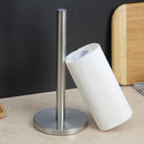 Stainless Steel Paper Towel Holder for Kitchen Countertop Cling Film Storage Rack-Silver
﻿